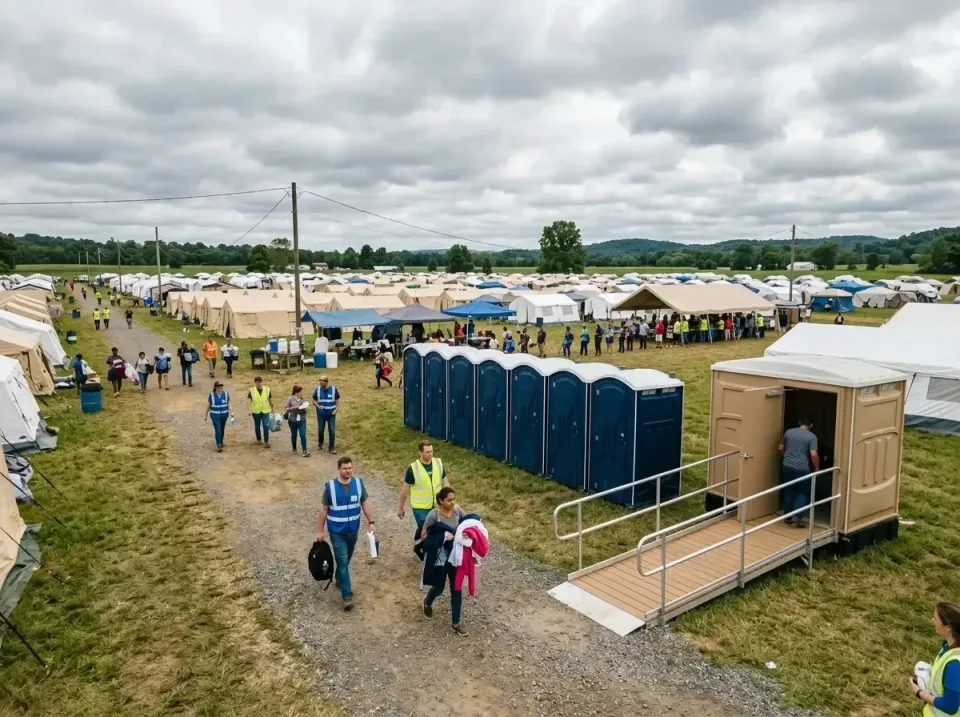 disaster-relief-camp-restrooms-010 — frequently asked questions, Dumpster & Portable Bathrooms Rental in Cecil-Bishop, PA